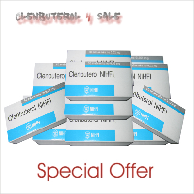 Clenbuterol 10 boxes ( 500 tabs/20mcg )